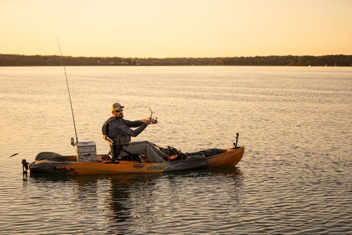 Old Town S New Salty 120 PDL Pedal Powered Fishing Kayak Reviewed Men