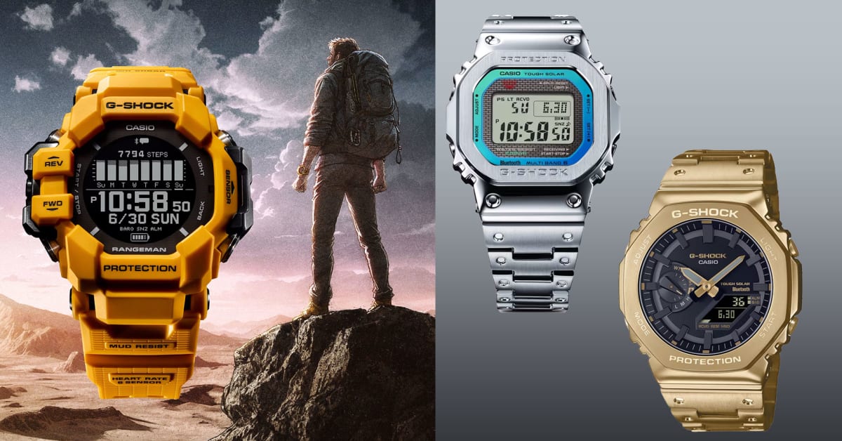 Casio Launches A Trio Of G-Shock 40th Anniversary Recrystallized Watches |  aBlogtoWatch