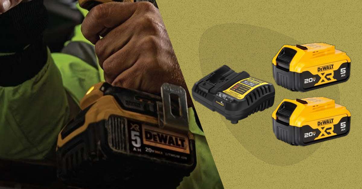 DeWalt’s 20V Battery Kit Is Nearly $200 Off for Black
Friday, and Shoppers Say It’s the ‘Best Value’ Online​ 