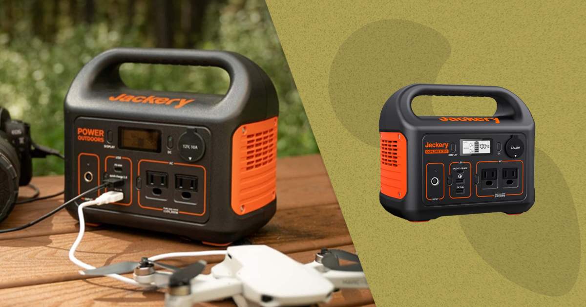 The Jackery Explorer 300 Portable Power Station Is 21% Off - Men's Journal