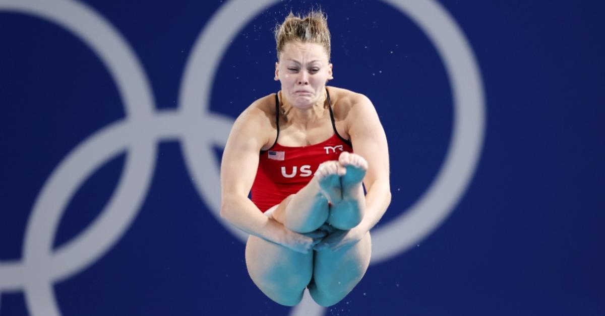 U.S. Olympic Diver Alison Gibson Receives 0.0 Score Over Diving Board ...