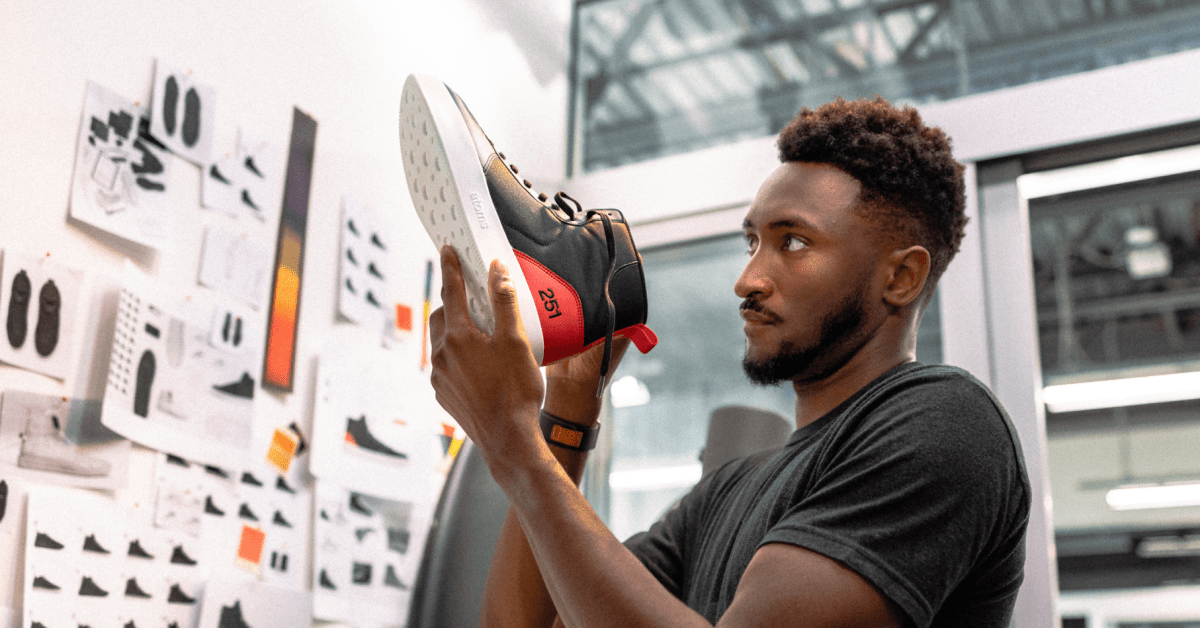 Marques Brownlee, Atoms Shoes Reveal Model 251 High-Tops - Men's