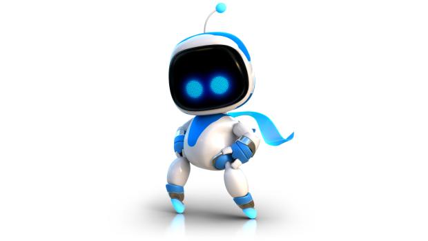 Photo of Astro Bot on a white background