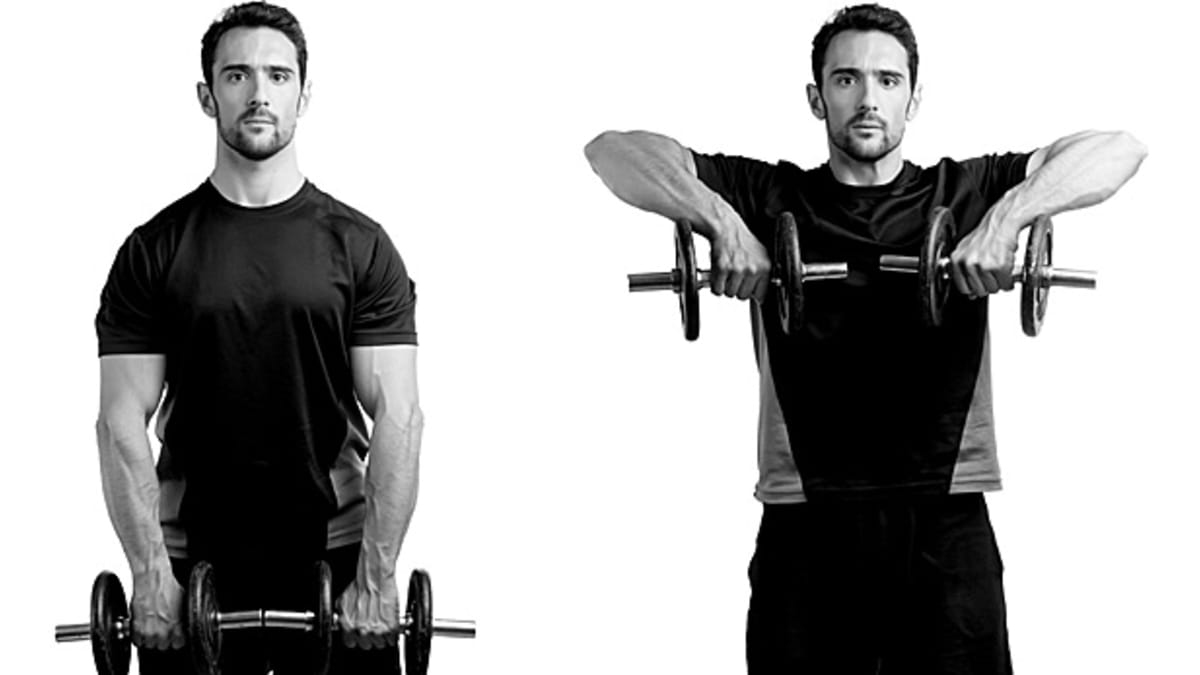 Close-Grip Upright Row vs. Wide-Grip Upright Row - Muscle & Fitness