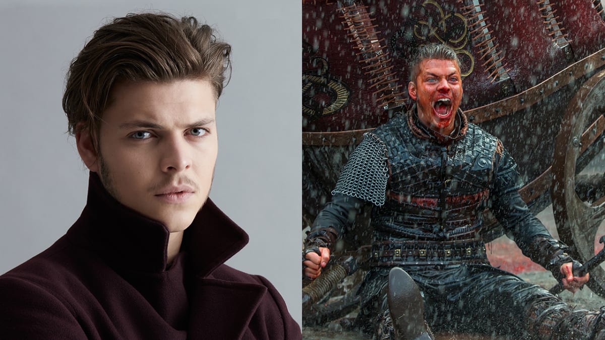 Alex Høgh Andersen publica vídeo dos bastidores de 'Vikings' com maquiagem  diferente