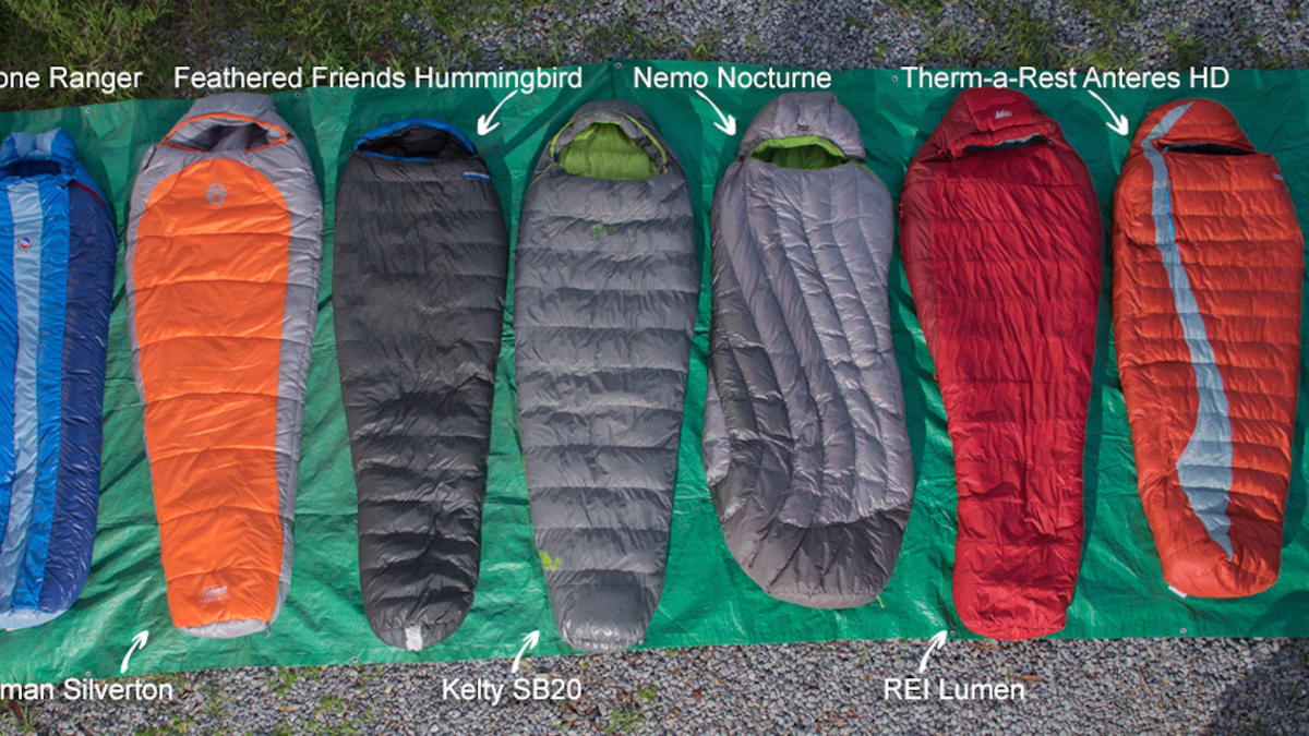 Different types discount of sleeping bags