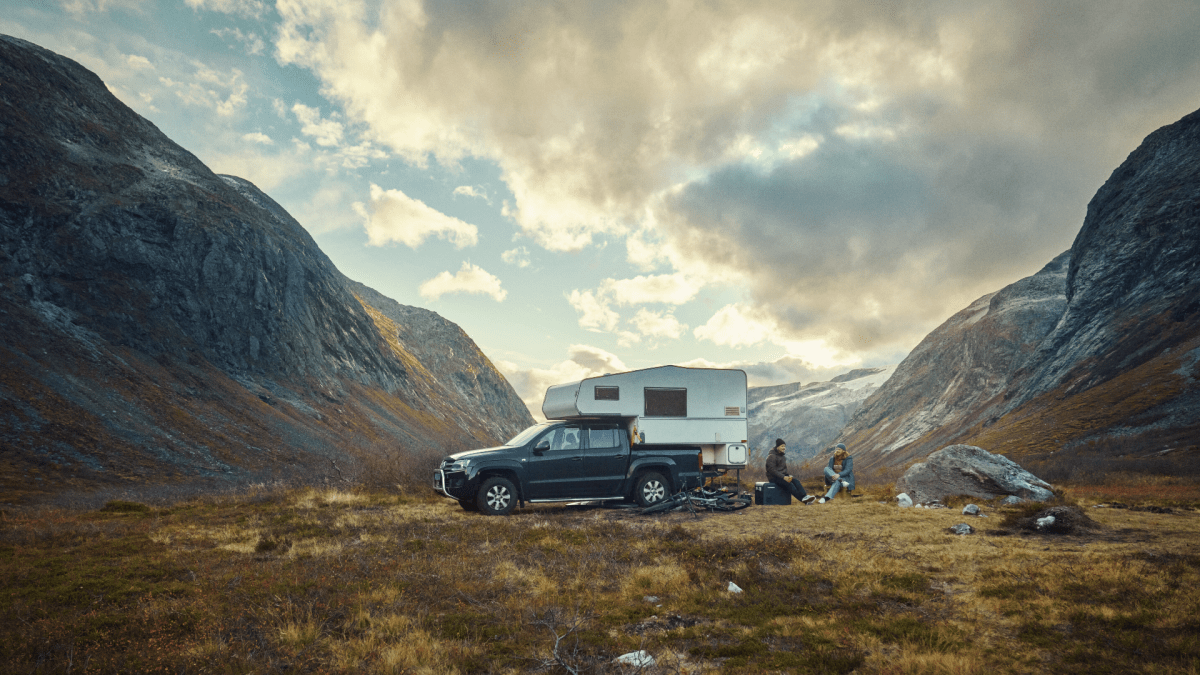 Truck into clearance camper