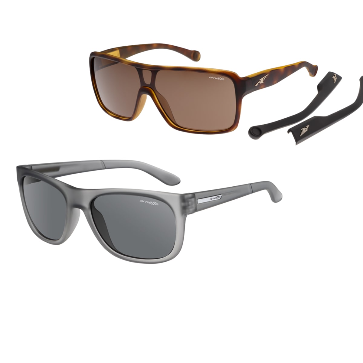 Arnette Designer Polarized Sunglasses Black/Grey Lens 62mm - Speert  International