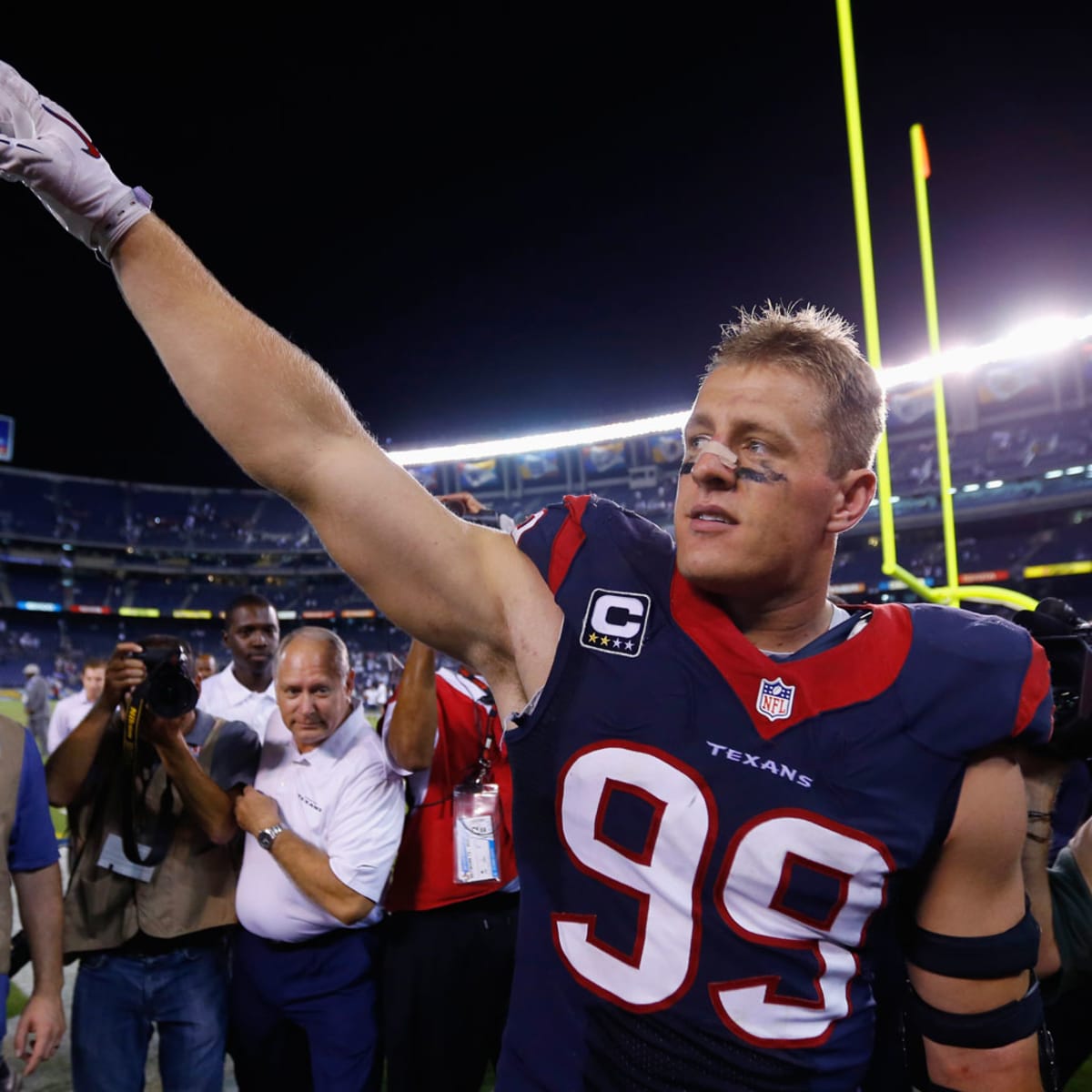 Star J.J. Watt 'just so excited' to make long-awaited training