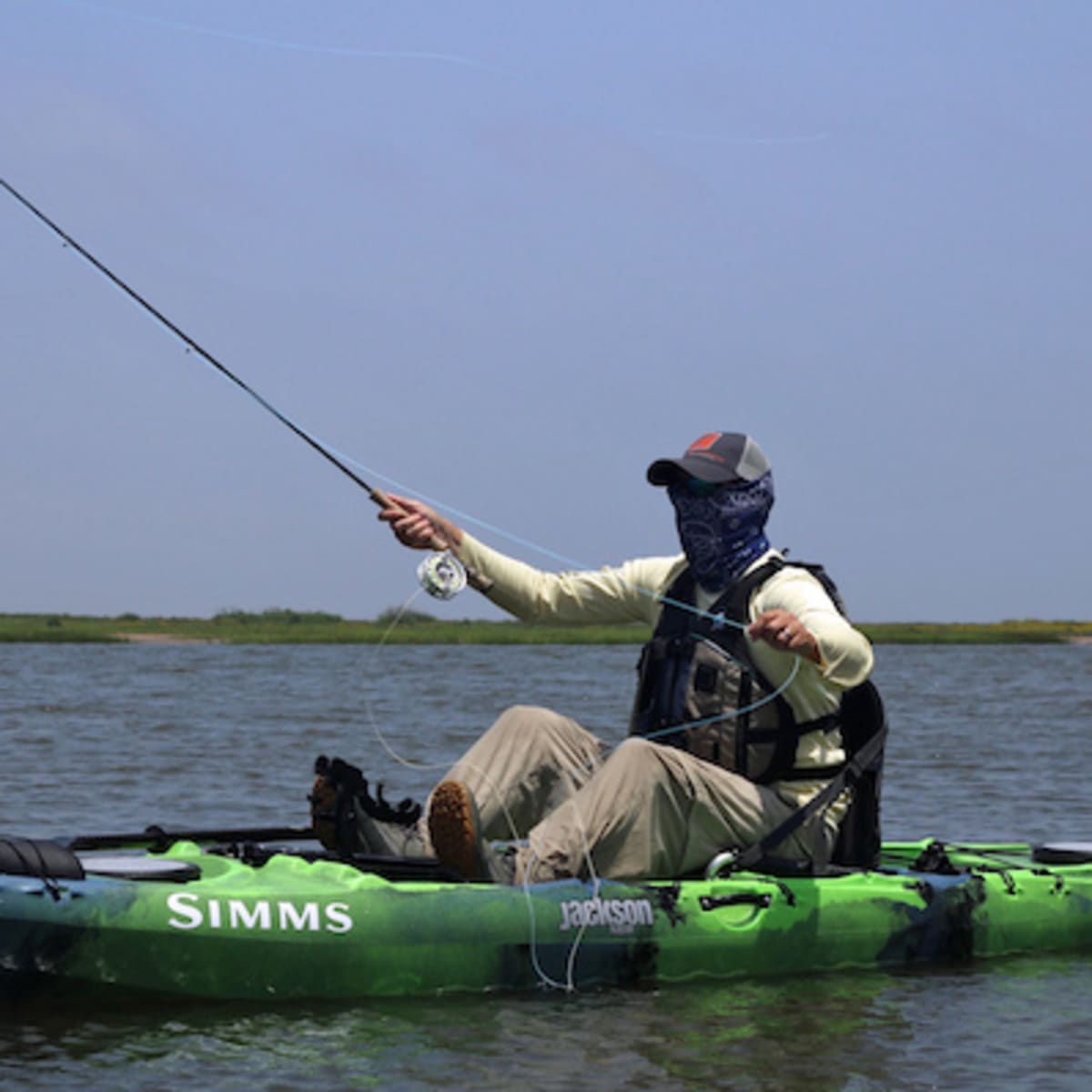 How to manage fly line while fishing from a kayak. - Men's Journal