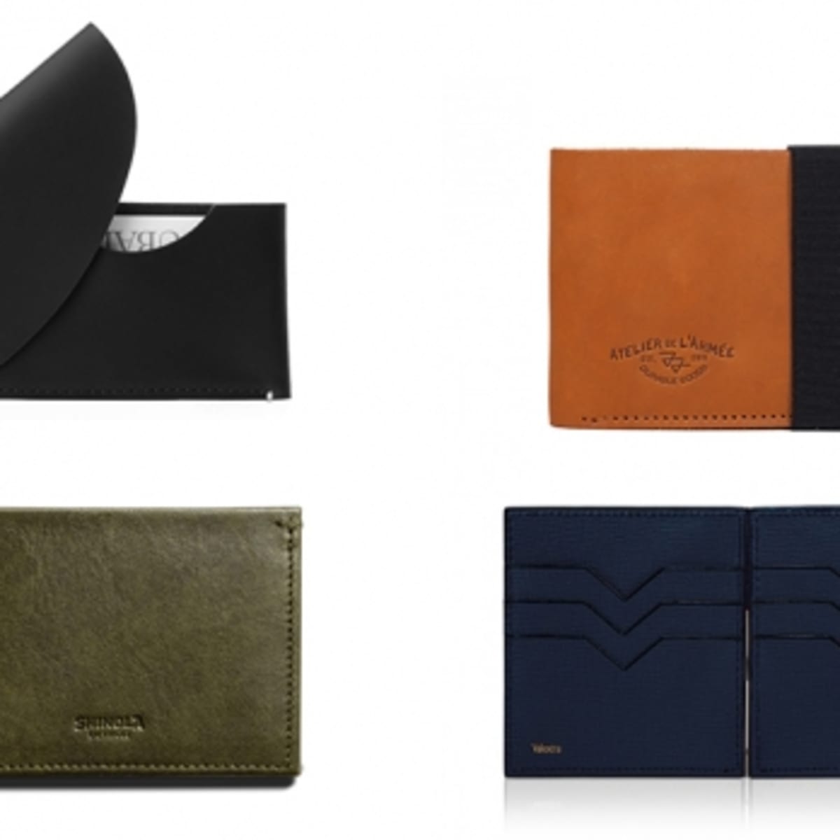 Smythson 6 Card Slot Money Clip Wallet