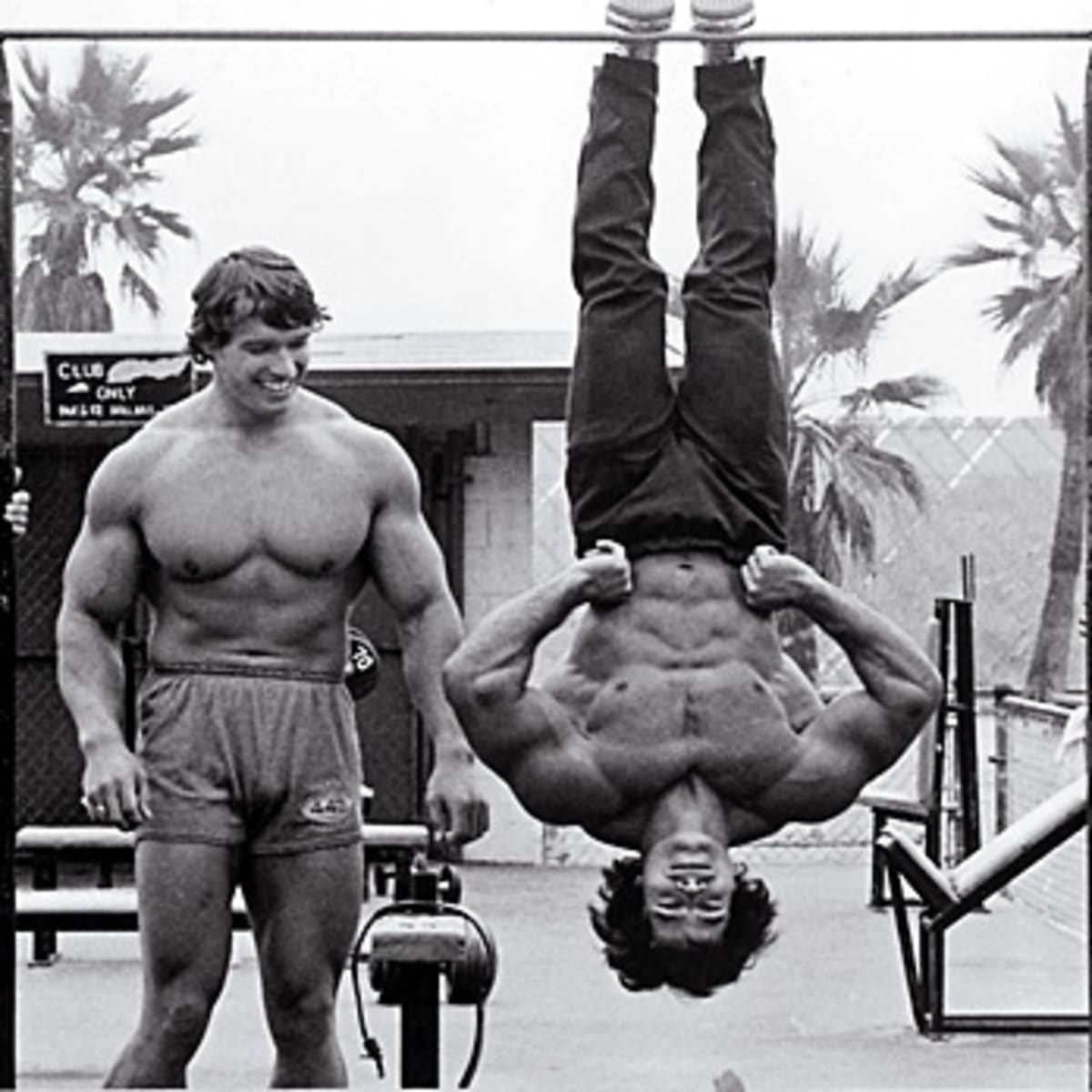 LeRoy Neiman Style Art Arnold Schwarzenegger Bodybuilder Pose · Creative  Fabrica