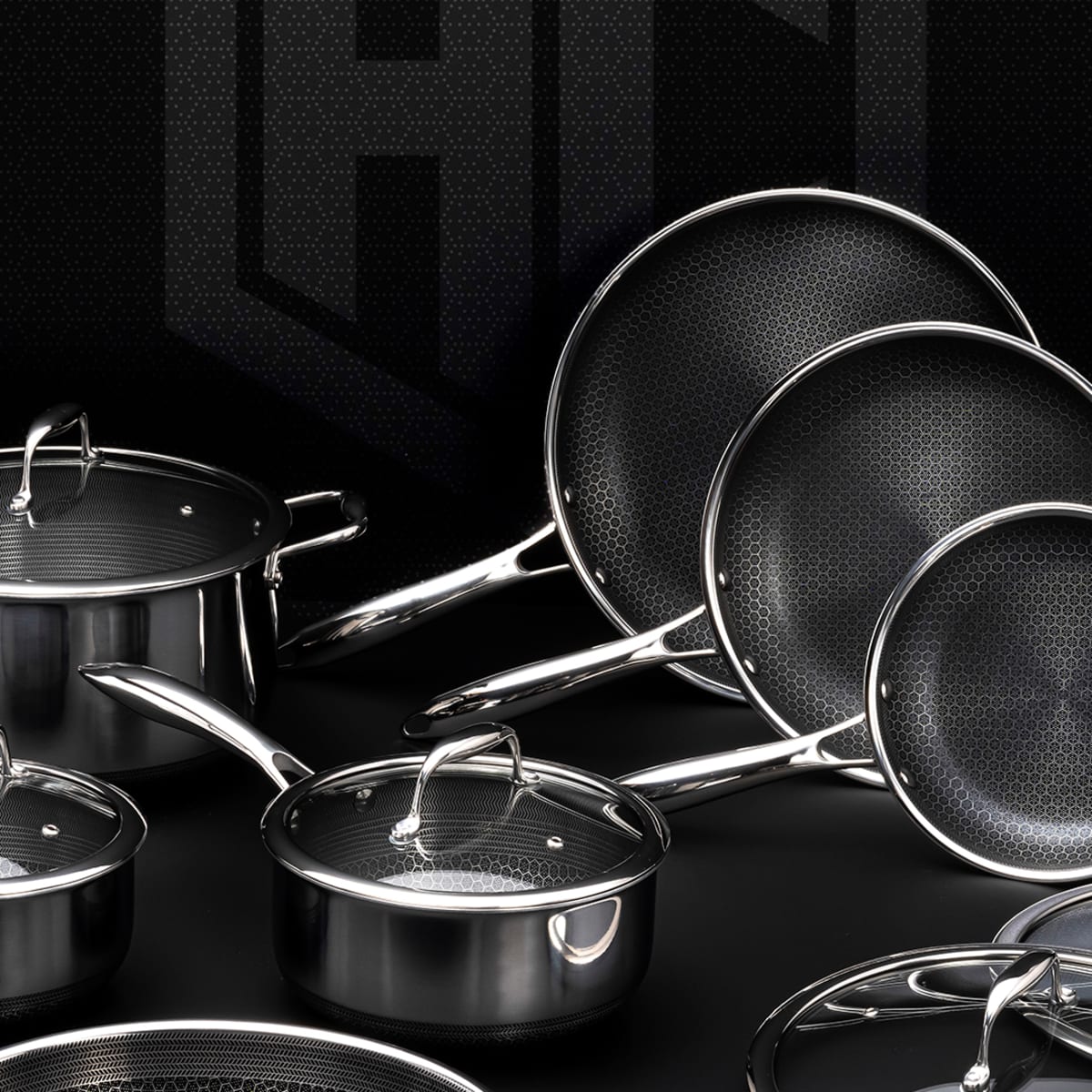 HexClad Hybrid Stainless/Nonstick inside and out Commercial