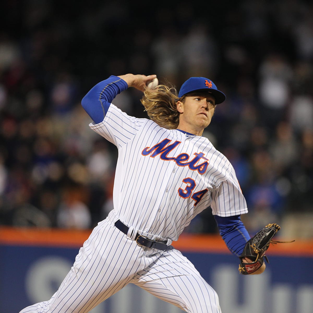Noah Syndergaard Is Hard to Miss on a Playing Field - The New York