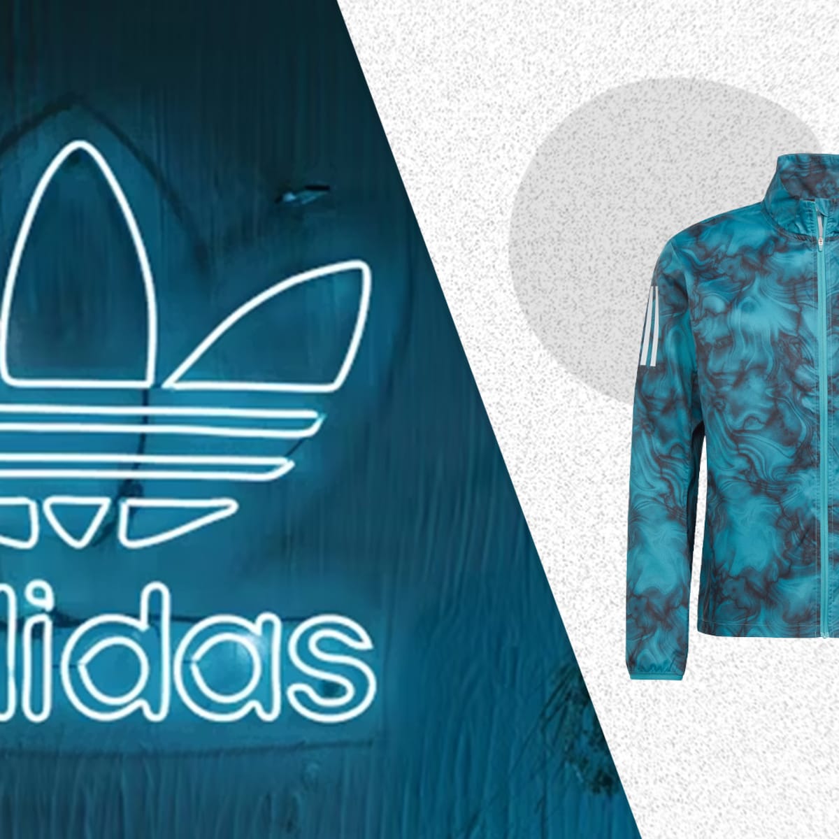 Jeremy Scott x Adidas Floral Print Jacket - Blue Outerwear, Clothing -  WJA21561 | The RealReal