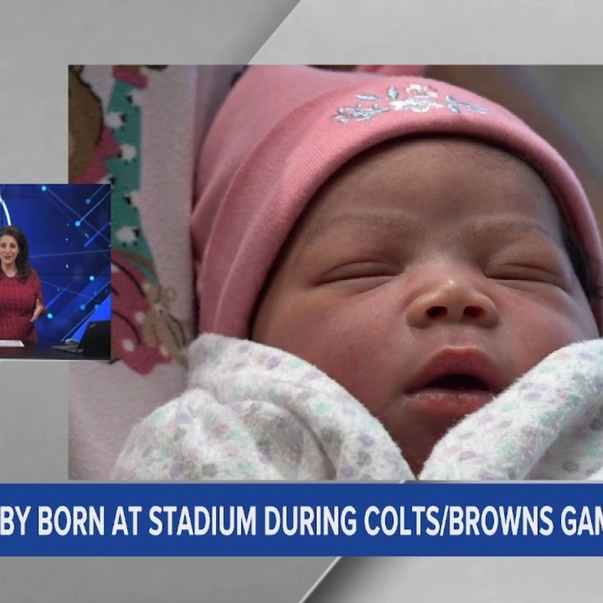 Baby born at Lucas Oil Stadium during Sunday's Indianapolis Colts game