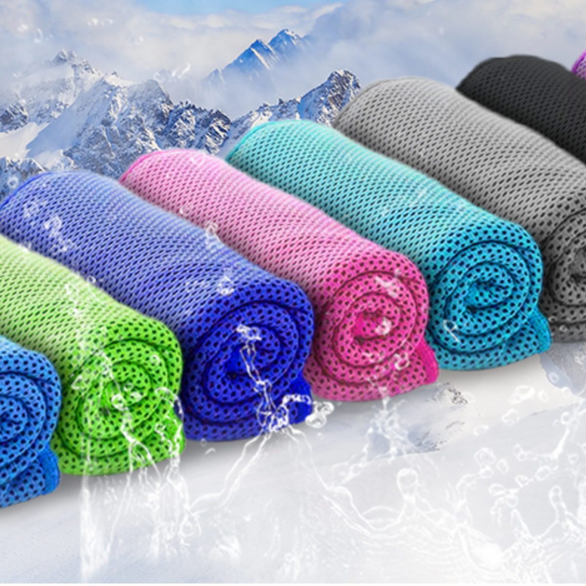 6 Pack Cooling Towels, Microfiber Cooling Towels, Perfect As A Cooling  Sports Towel For Gyms