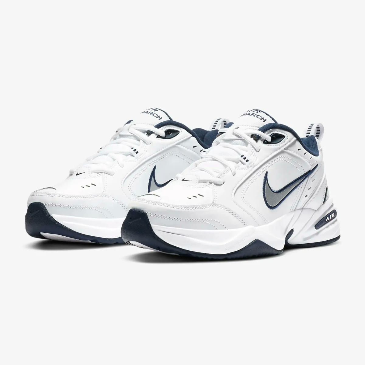 Nike air monarch iv clearance white