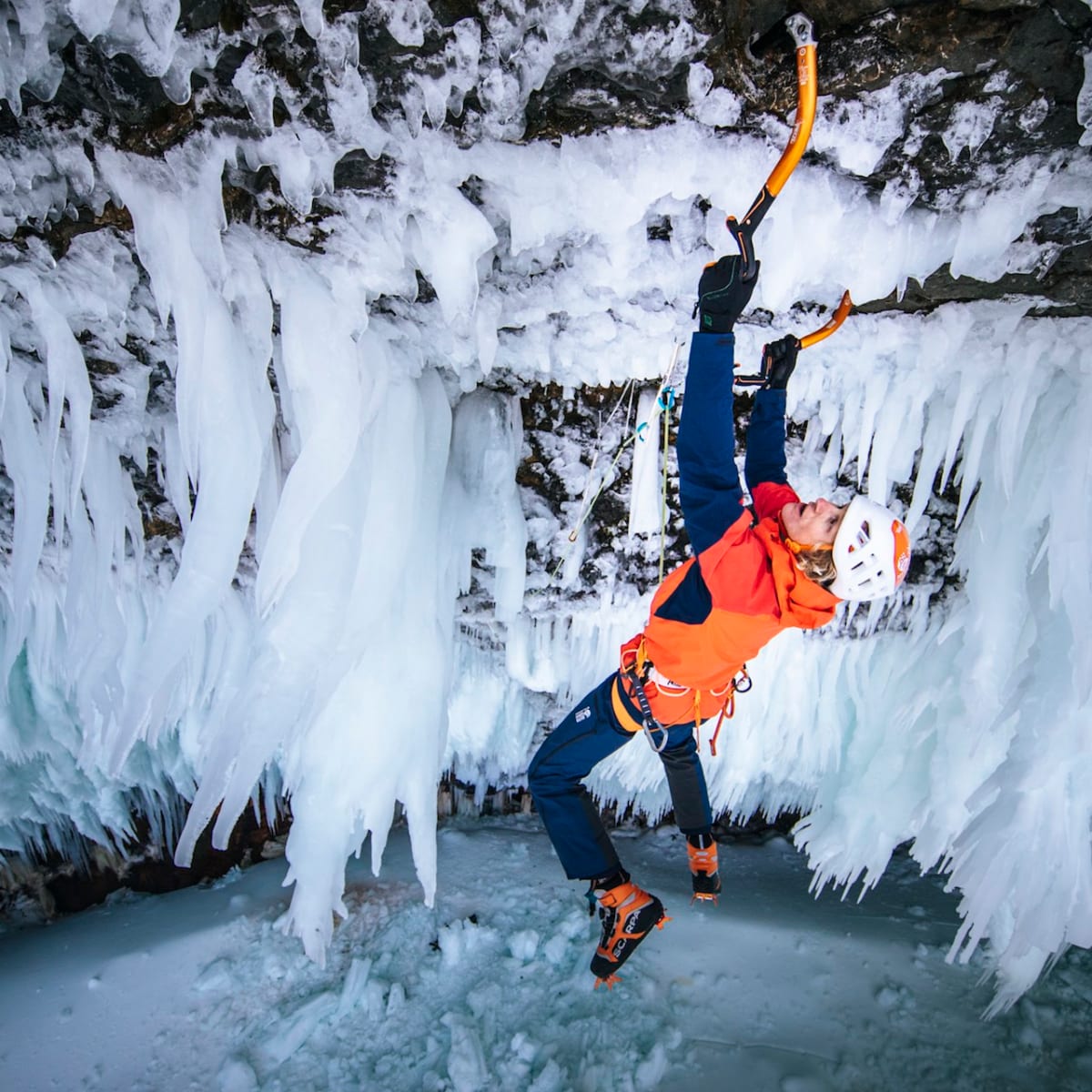 Team Notches Back-to-Back Ascents of World's Hardest Ice Climb - Men's  Journal