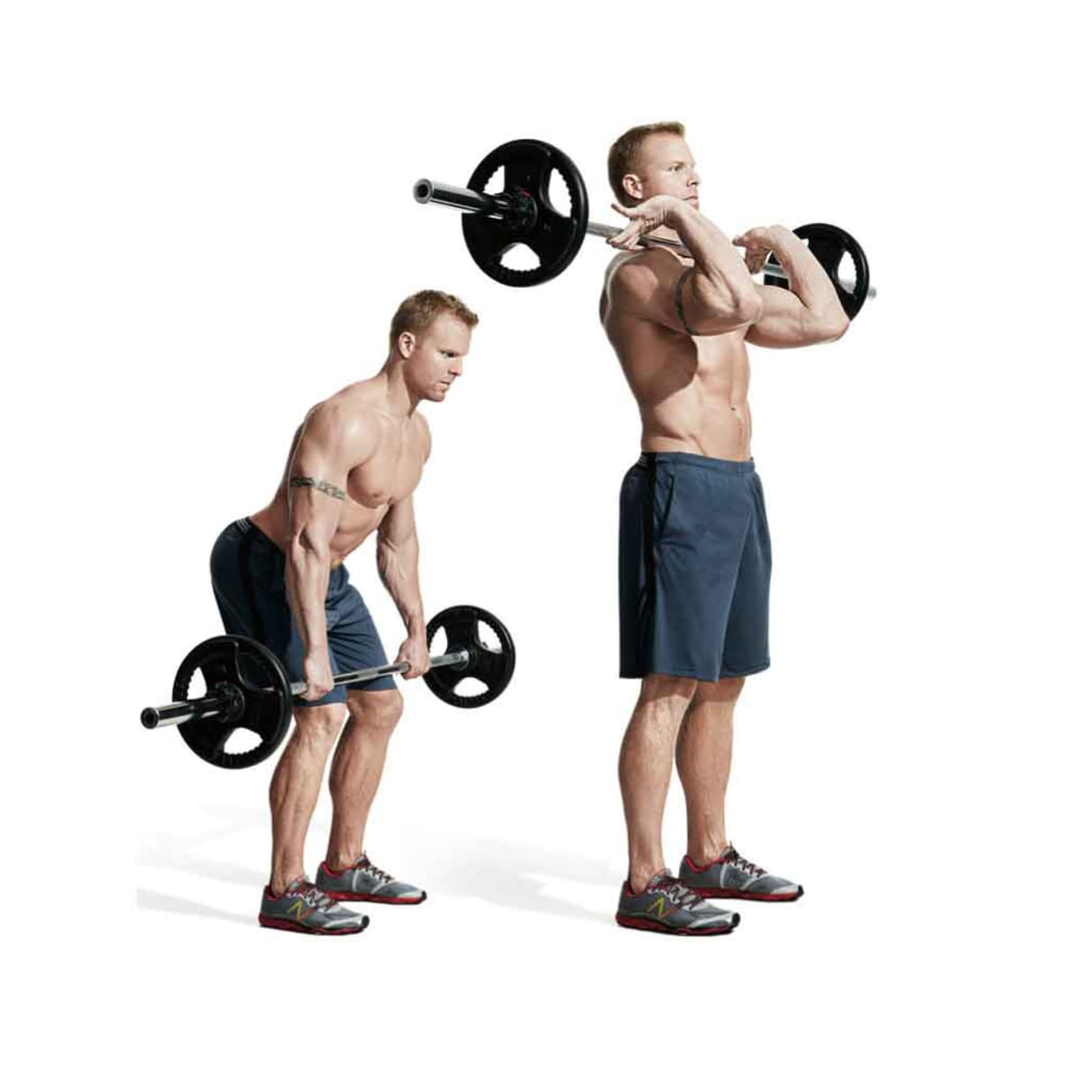 Dumbbell and barbell cheap home workout plan