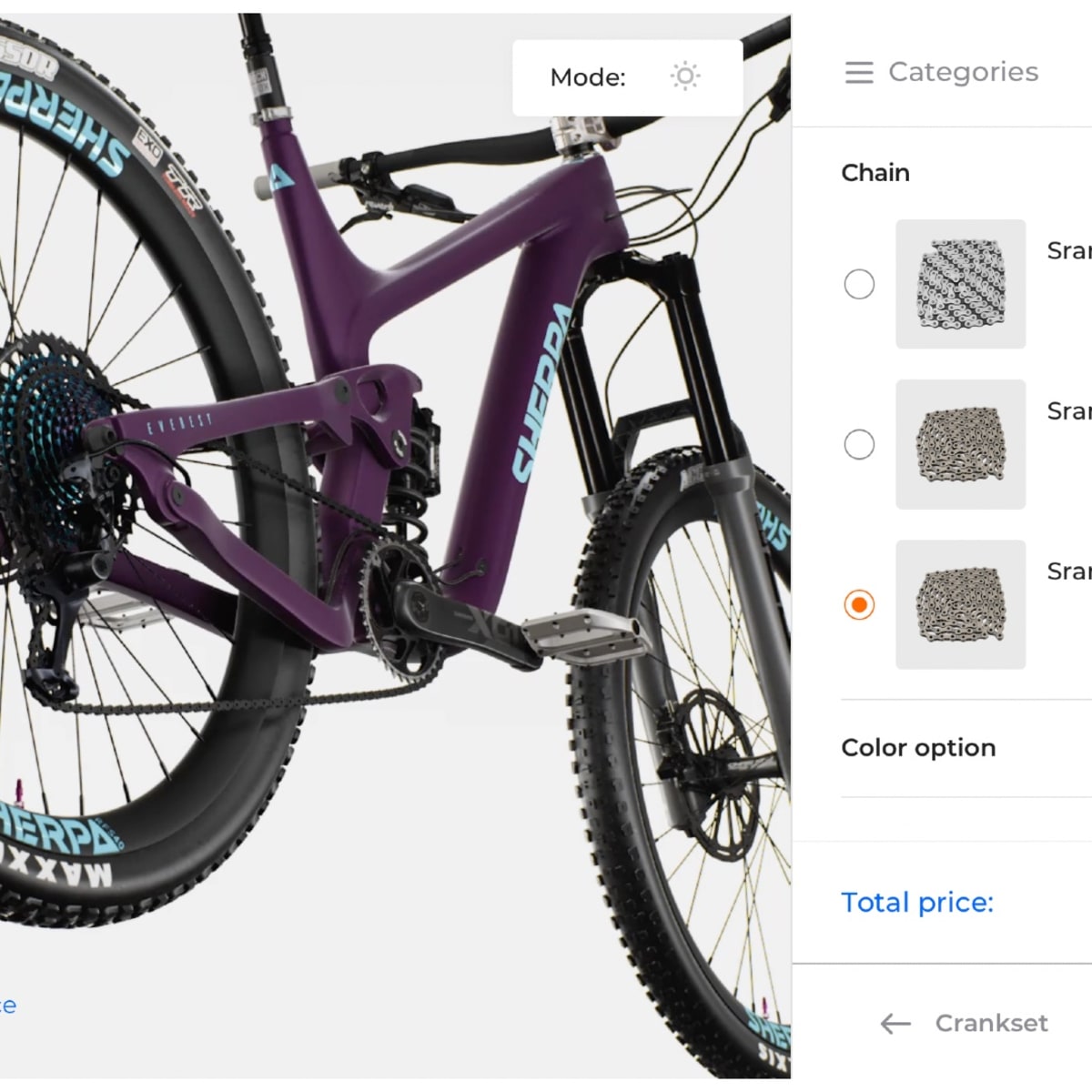 Customise your 2024 own mountain bike