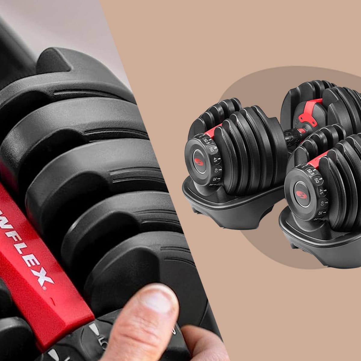 Buy used bowflex cheap dumbbells