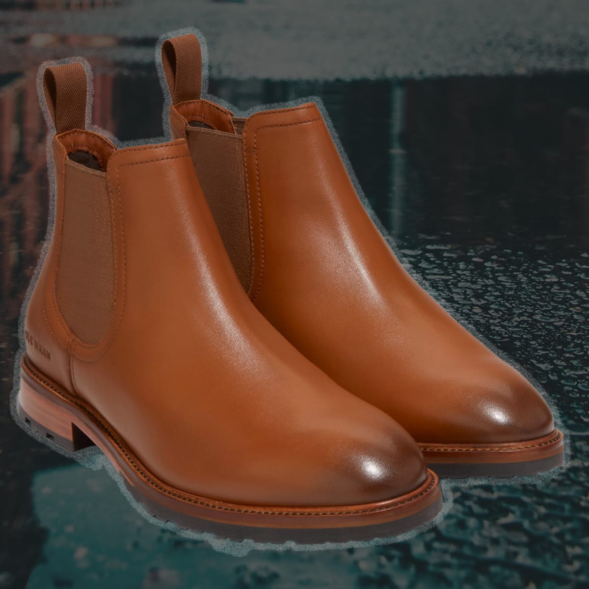 Are cole haan 2025 boots real leather