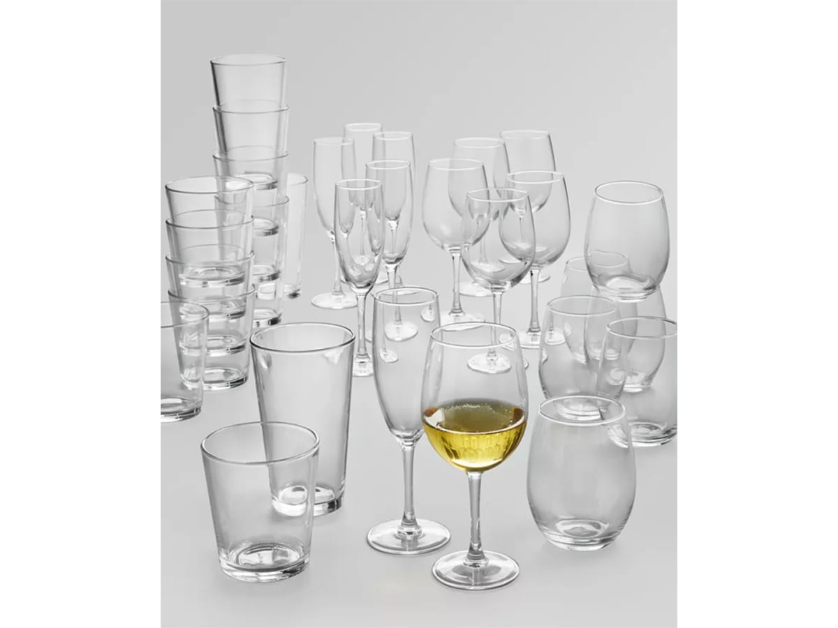 Martha Stewart Collection 12-Pc. White Wine Glasses Set, Created for Macy's  - Macy's