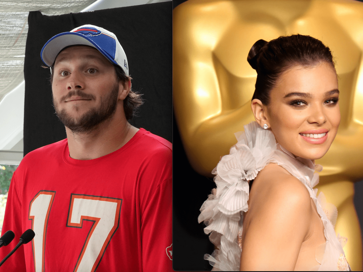 Hailee Steinfeld and Josh Allen Spotted at Buffalo Sabres Hockey Game