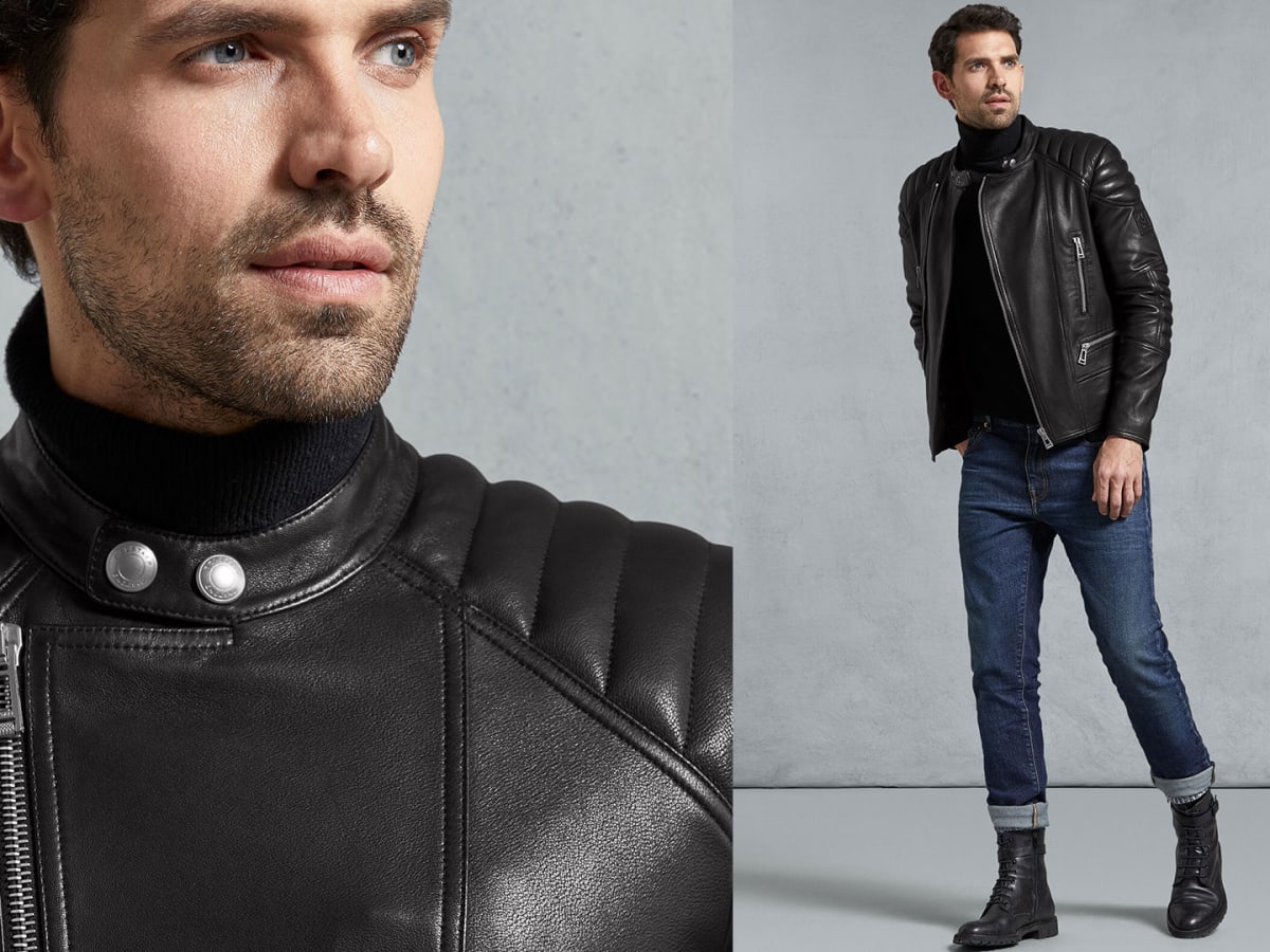 Vegan motorcycle sale jacket mens