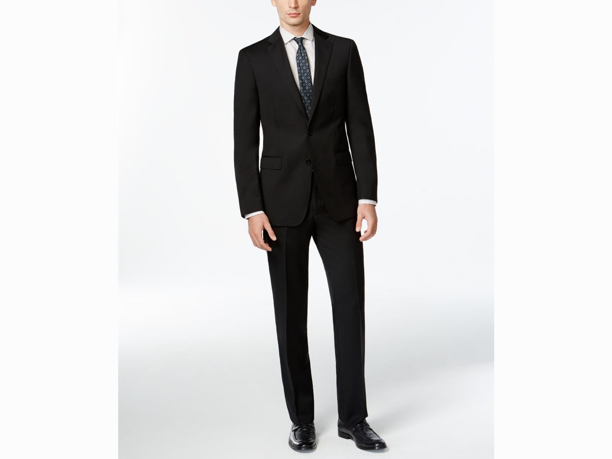 Calvin klein clearance slim suit