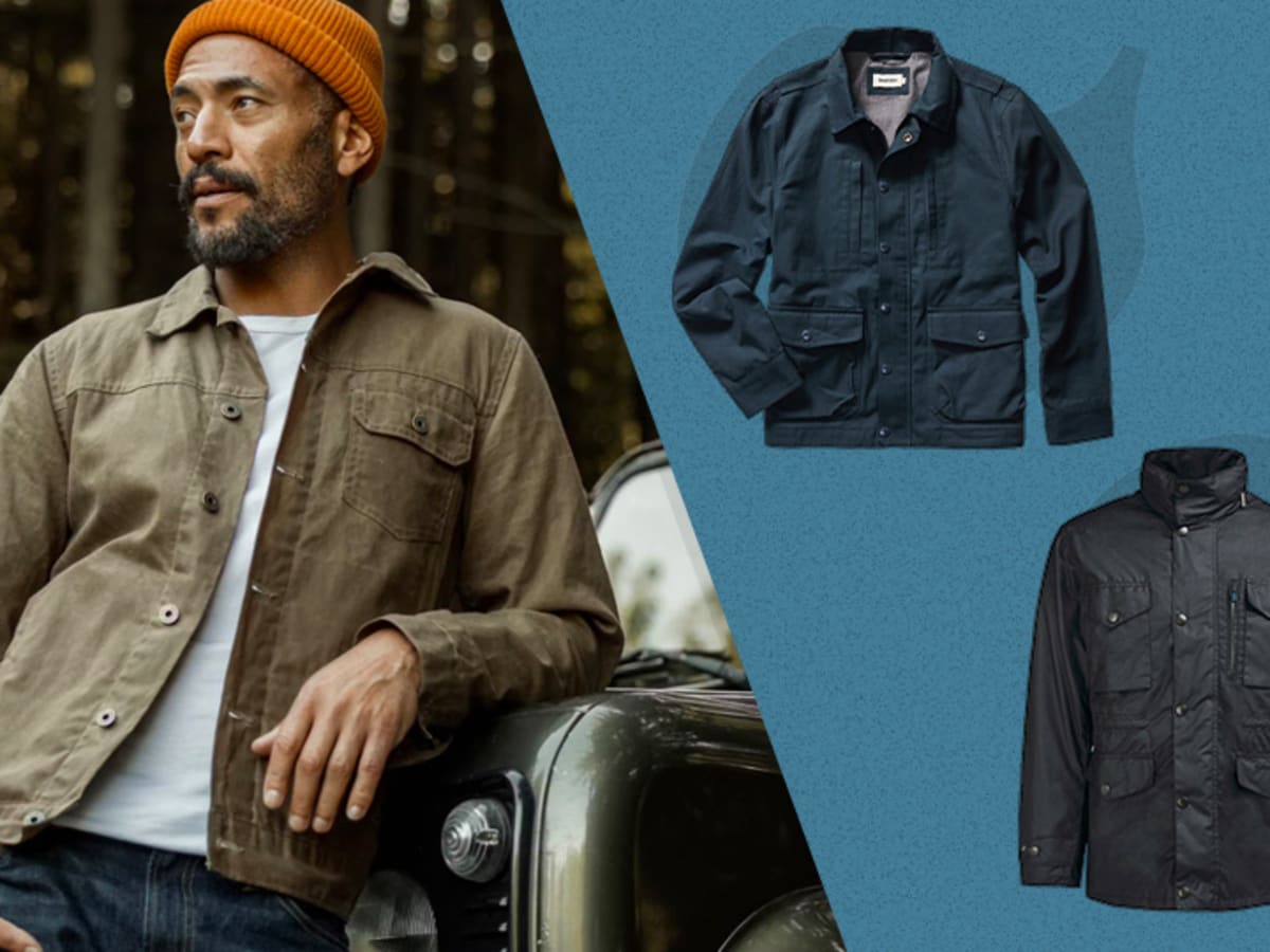 Apc waxed cotton discount jacket