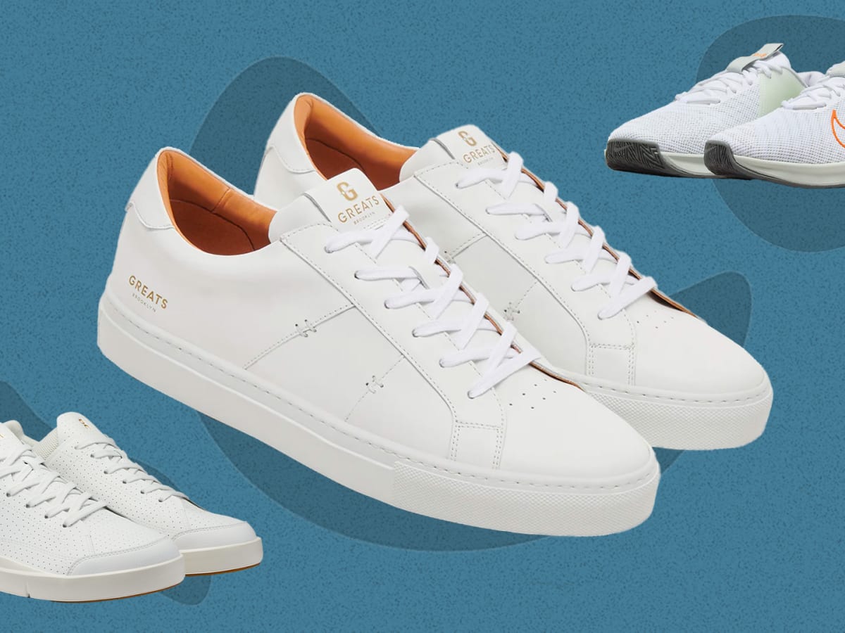 Mens luxury 2025 white sneakers