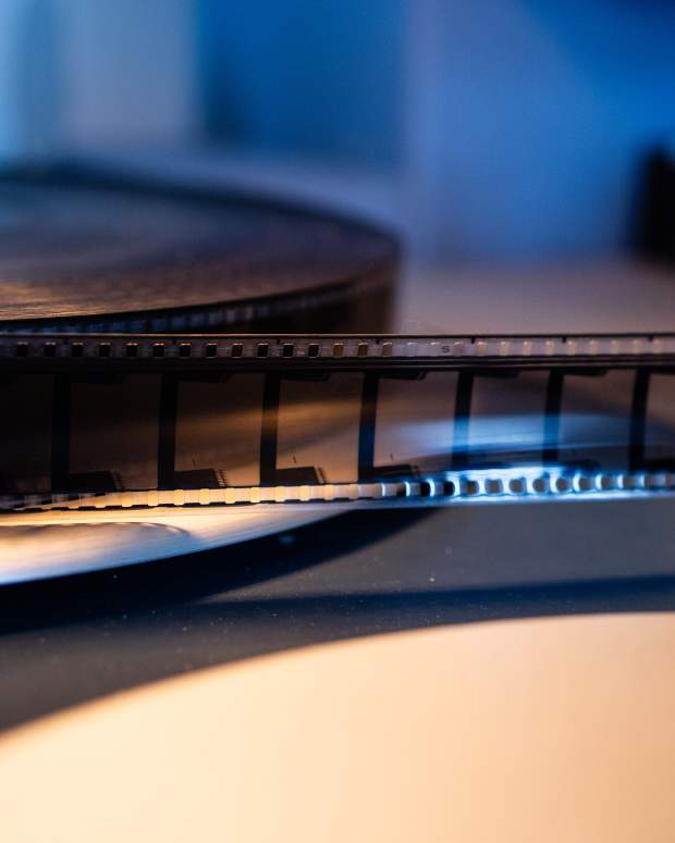 PRODUCTION - 14 February 2024, Schleswig-Holstein, Schleswig: Film reels are inserted at a cutting station in the Schleswig-Holstein State Archives. The "Day of the Archives" will take place nationwide on March 2 and 3, 2024. Photo: Frank Molter/dpa (Photo by Frank Molter/picture alliance via Getty Images)