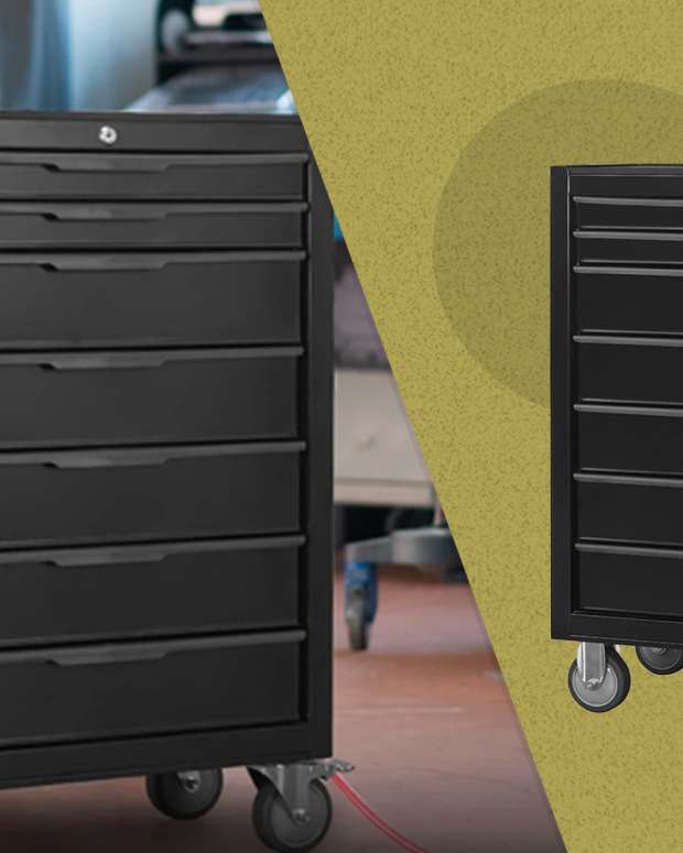 The Seizen 7-Drawer Rolling Tool Chest in Black is on sale right now at Walmart