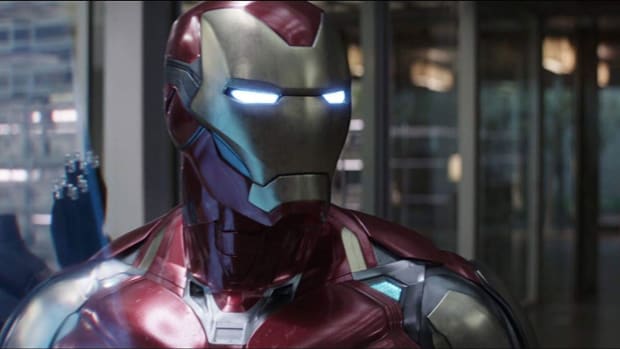 iron man mark 85 suit up scene