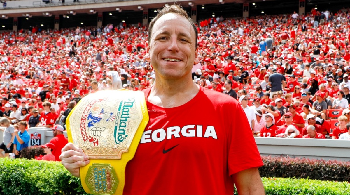 Joey Chestnut Banned From 2024 Nathan's Hot Dog Eating Contest