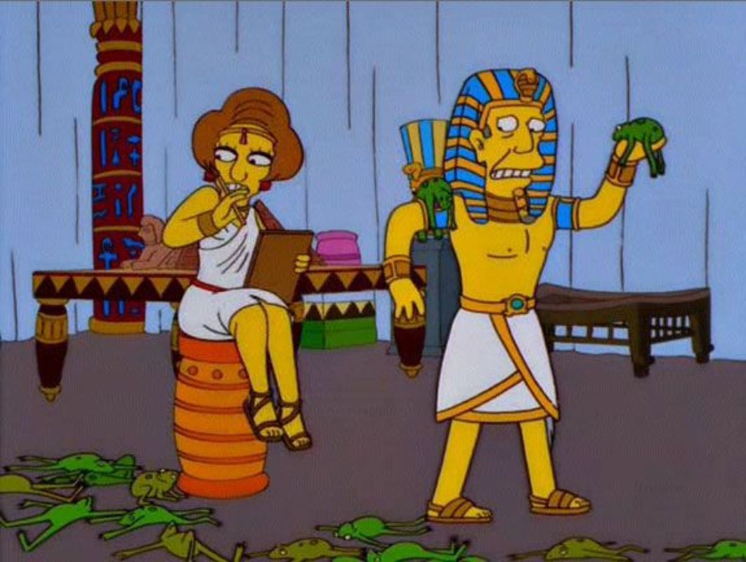 Redditors Identify ‘Simpsons’ Relation on Ancient Egyptian Sarcophagus