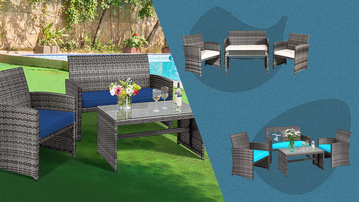 Walmart Is Selling a 4-Piece Patio Furniture Set for Only $175, and Shoppers Say It's 'So Easy' to Assemble