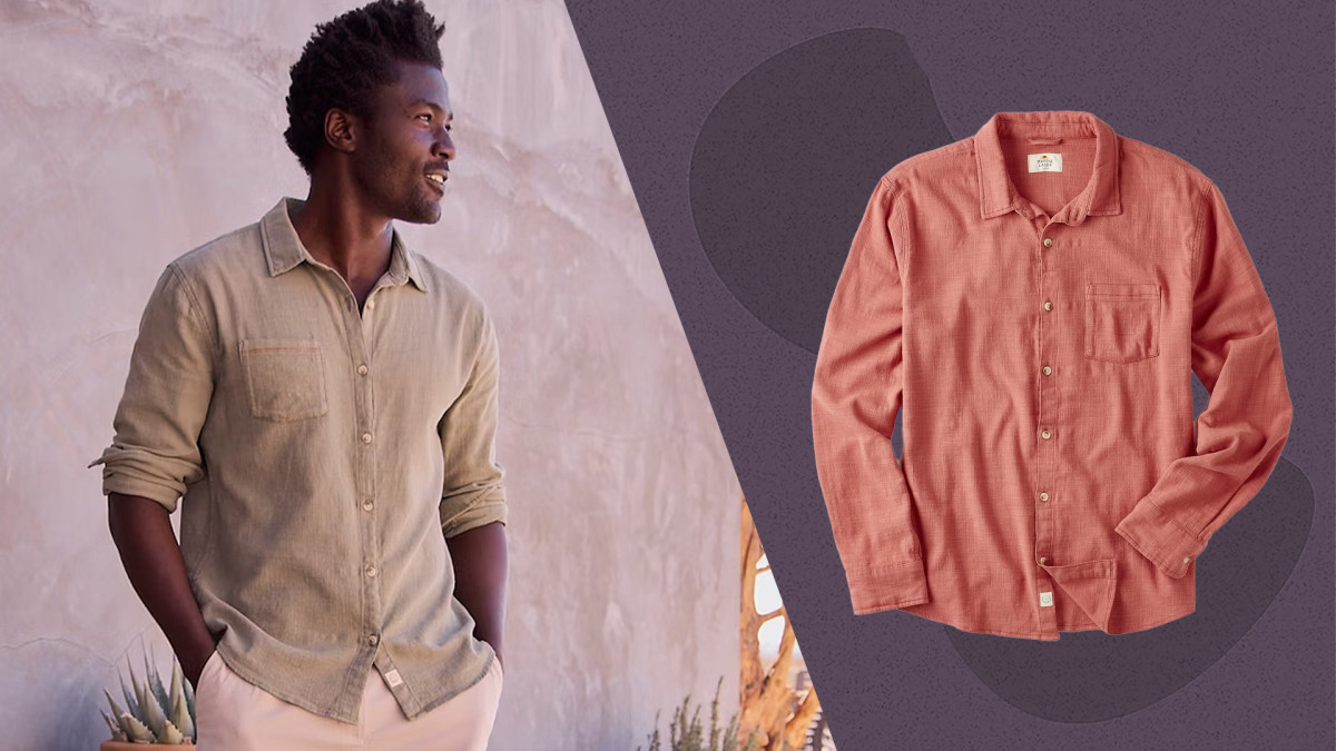Marine Layer's 'Perfect' Summer Shirt That 'Bridges the Gap Between Dressy and Casual' Is 36% Off at Huckberry