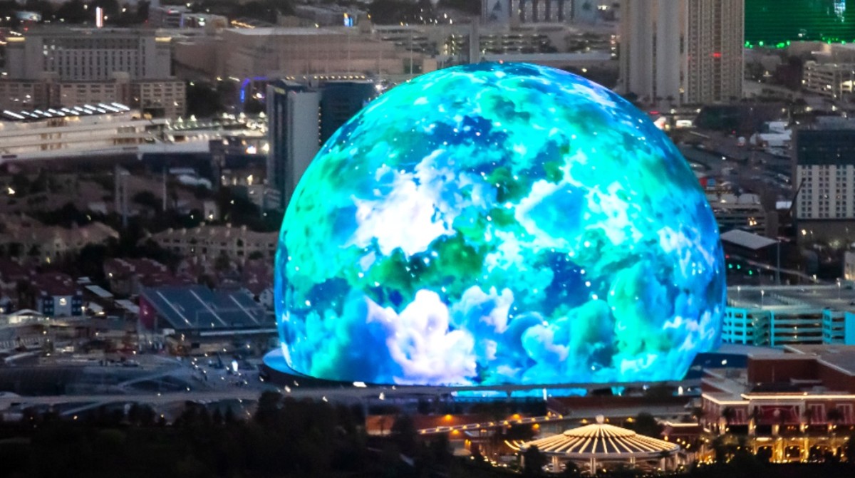 Watch the Las Vegas Sphere Turn Into a Giant Game of Tetris