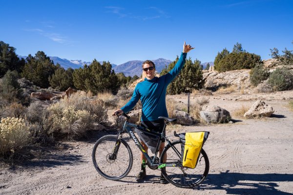 The stoke is high on a supported bikepacking trip