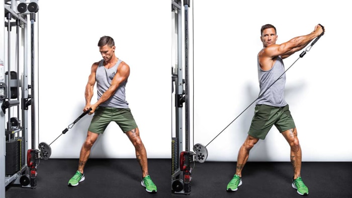 Hit Muscles From Head To Toe With This Minute Cable Pulley Circuit Men S Journal