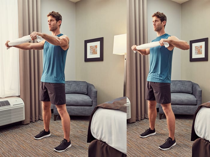 The Bodyweight Workout You Can Do in Your Hotel Room - Men's Journal