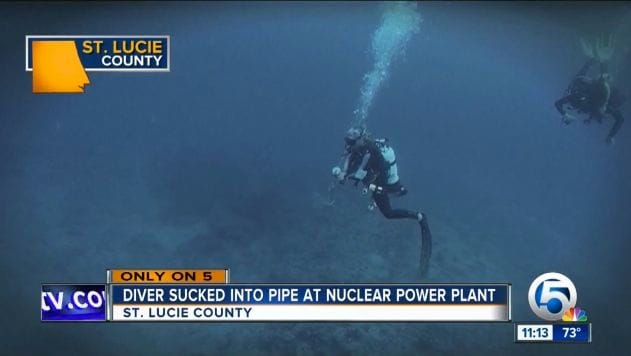 Scuba diver is sucked into nuclear power plant intake pipe - Men's Journal