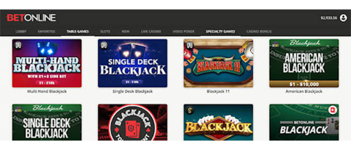 Blackjack Betting Sites