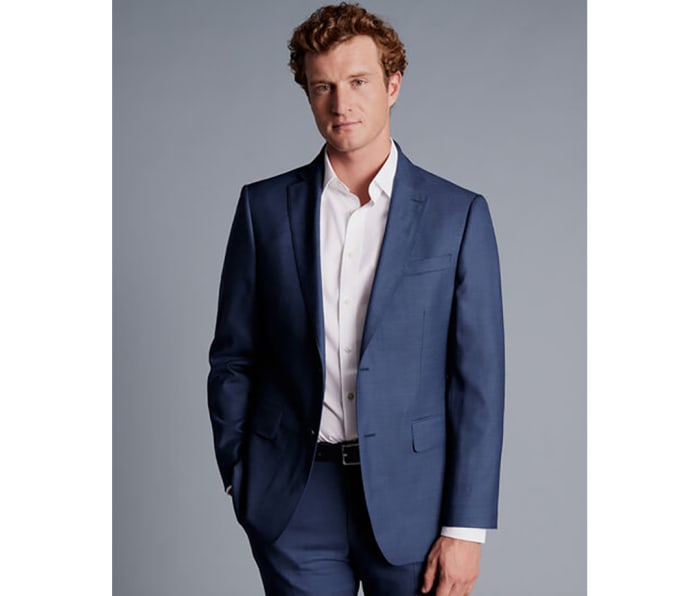 Charles Tyrwhitt's Ocean Blue Sharkskin Suit Is a Must-Buy - Men's Journal