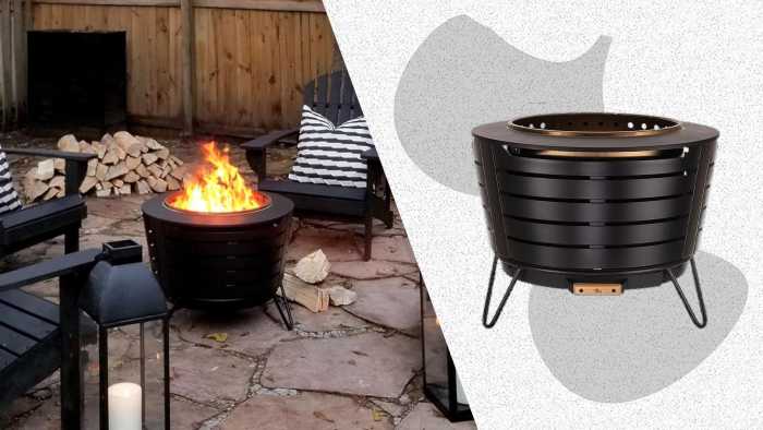 The Tiki Smokeless 25-Inch Fire Pit Is $100 Off Right Now - Men's Journal