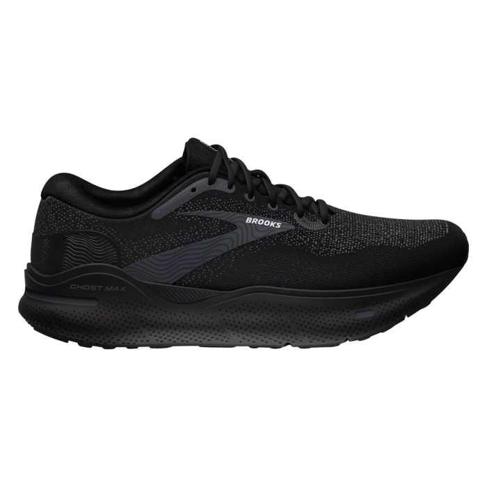 The Brooks Ghost Max Running Shoes in Black/Ebony are on sale right now at Dick's Sporting Goods