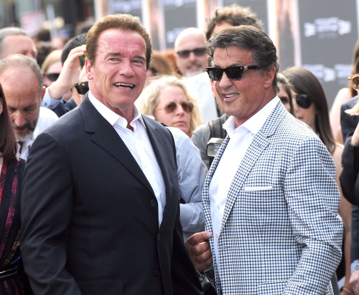 Arnold Schwarzenegger Felt Like He Was ‘Always Trailing’ Sylvester ...